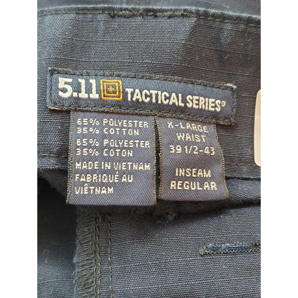 5.11 Tactical Series Men Pants XL  Navy Blue Cargo Relaxed Fit TDU READ